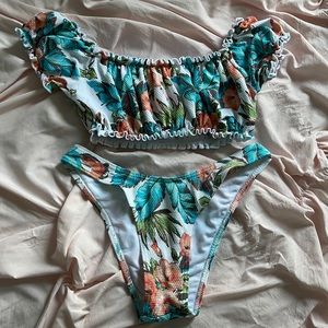 Laura’s Boutique Two-Piece Floral Bathing Suit
